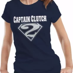 Bewild Captain Clutch #2 Pinstripe Baseball Girl's T-Shirt Sport Inspiration 6 Bewild Captain Clutch #2 Pinstripe Baseball Girl's T-Shirt Sport Inspiration