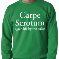 Bewild Carpe Scrotum - Grab Life By The Balls Crewneck
