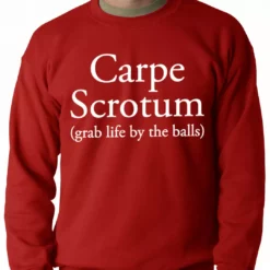 Bewild Carpe Scrotum - Grab Life By The Balls Crewneck