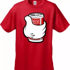 Bewild Cool Funny & Offensive Cartoon Hand Beer Can Men's T-Shirt 21 Bewild Cool Funny & Offensive Cartoon Hand Beer Can Men's T-Shirt