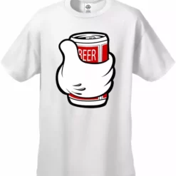 Bewild Cool Funny & Offensive Cartoon Hand Beer Can Men's T-Shirt 23 Bewild Cool Funny & Offensive Cartoon Hand Beer Can Men's T-Shirt