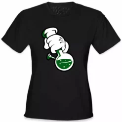 Bewild Cartoon Hands Bong Rip Girl's T-Shirt 15 Bewild Cartoon Hands Bong Rip Girl's T-Shirt