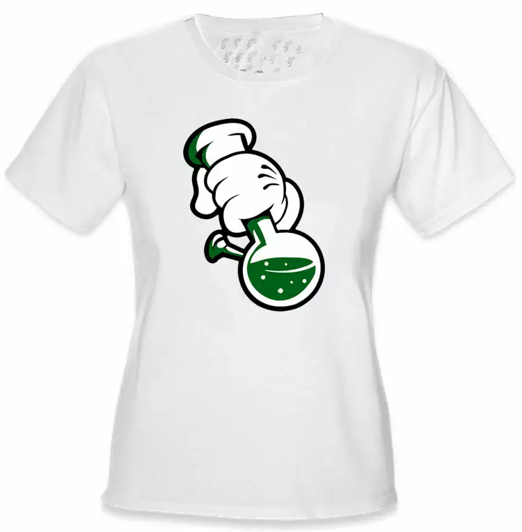 Bewild Cartoon Hands Bong Rip Girl's T-Shirt 11 Bewild Cartoon Hands Bong Rip Girl's T-Shirt