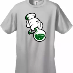 Bewild Cool Funny & Offensive Cartoon Hands Bong Rip Men's T-Shirt