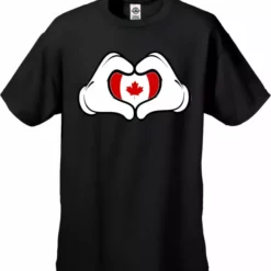 Bewild Cool Funny & Offensive Cartoon Hands Canadian Flag Men's T-Shirt 12 Bewild Cool Funny & Offensive Cartoon Hands Canadian Flag Men's T-Shirt