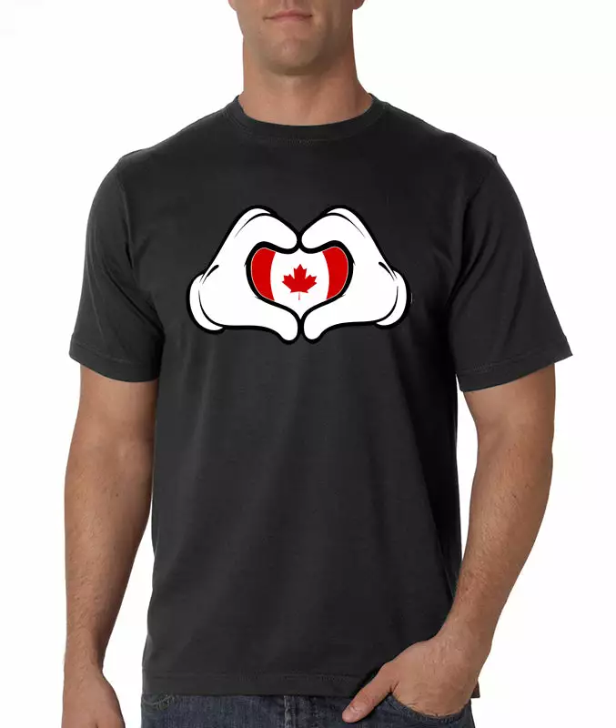 Bewild Cool Funny & Offensive Cartoon Hands Canadian Flag Men's T-Shirt 6 Bewild Cool Funny & Offensive Cartoon Hands Canadian Flag Men's T-Shirt