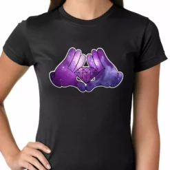 Bewild Cartoon Hands Diamond Cosmos Girl's T-Shirt Cool Funny & Offensive