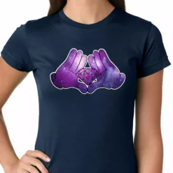 Bewild Cartoon Hands Diamond Cosmos Girl's T-Shirt Cool Funny & Offensive