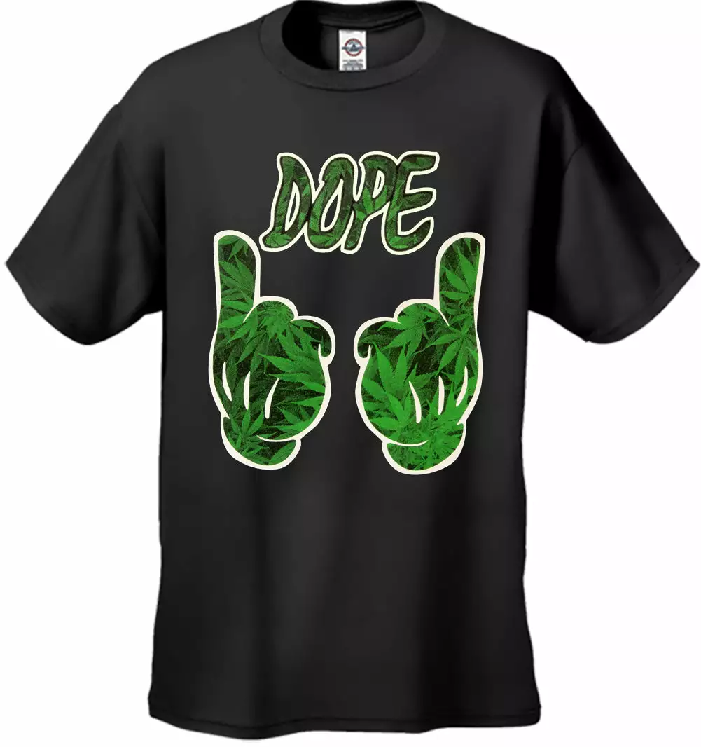 Bewild Cool Funny & Offensive Cartoon Hands Dope Pot Leaf Pattern Men's T-Shirt 5 Bewild Cool Funny & Offensive Cartoon Hands Dope Pot Leaf Pattern Men's T-Shirt