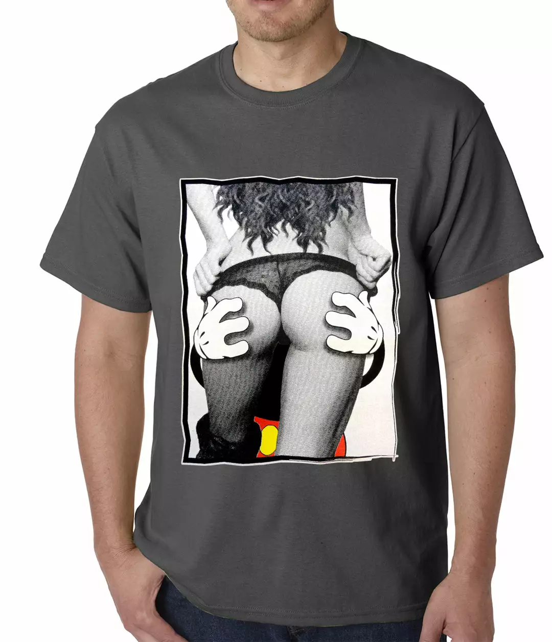 Bewild Cool Funny & Offensive Cartoon Hands Getting A Feel Butt Mens T-shirt 5 Bewild Cool Funny & Offensive Cartoon Hands Getting A Feel Butt Mens T-shirt