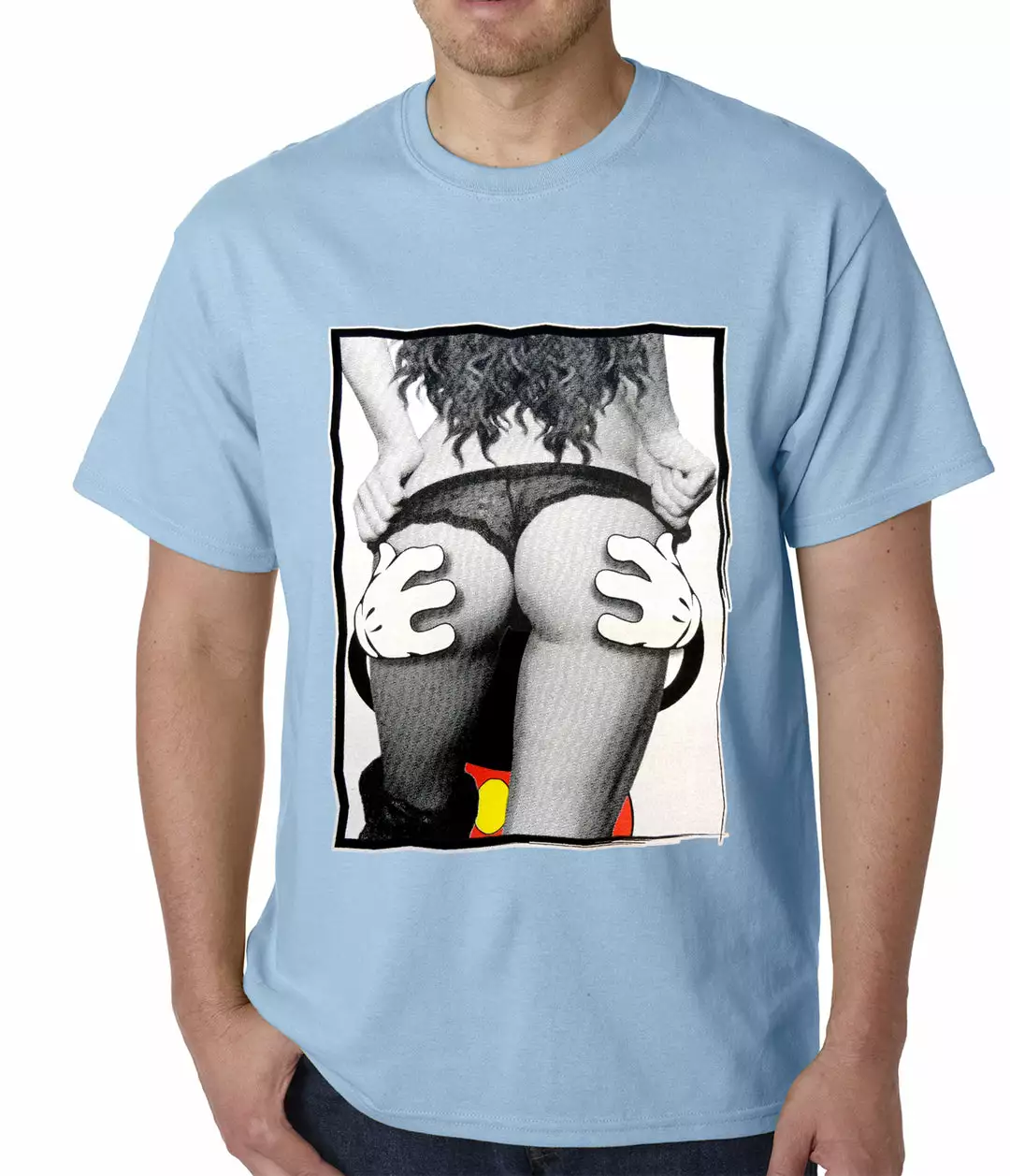 Bewild Cool Funny & Offensive Cartoon Hands Getting A Feel Butt Mens T-shirt 8 Bewild Cool Funny & Offensive Cartoon Hands Getting A Feel Butt Mens T-shirt