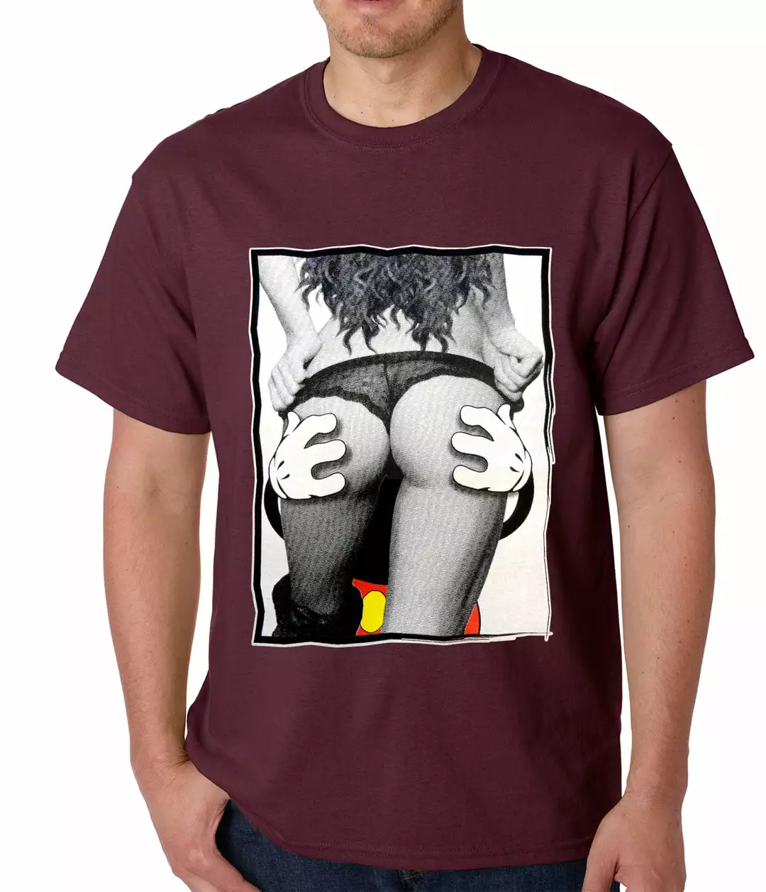 Bewild Cool Funny & Offensive Cartoon Hands Getting A Feel Butt Mens T-shirt 9 Bewild Cool Funny & Offensive Cartoon Hands Getting A Feel Butt Mens T-shirt