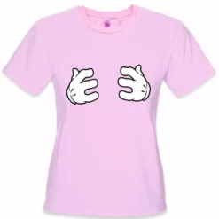 Bewild Cartoon Hands Grabbing Girls T-Shirt Cool Funny & Offensive