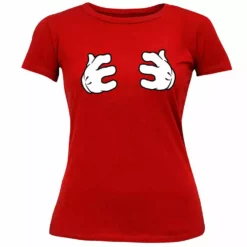 Bewild Cartoon Hands Grabbing Girls T-Shirt Cool Funny & Offensive