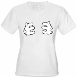 Bewild Cartoon Hands Grabbing Girls T-Shirt Cool Funny & Offensive