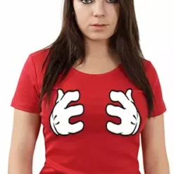 Bewild Cartoon Hands Grabbing Girls T-Shirt Cool Funny & Offensive