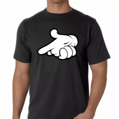 Bewild Cartoon Hands Gun Men's T-Shirt 16 Bewild Cartoon Hands Gun Men's T-Shirt