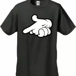 Bewild Cartoon Hands Gun Men's T-Shirt 17 Bewild Cartoon Hands Gun Men's T-Shirt