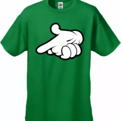 Bewild Cartoon Hands Gun Men's T-Shirt 18 Bewild Cartoon Hands Gun Men's T-Shirt