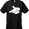 Bewild Cartoon Hands Gun Men's T-Shirt 1 Bewild Cartoon Hands Gun Men's T-Shirt