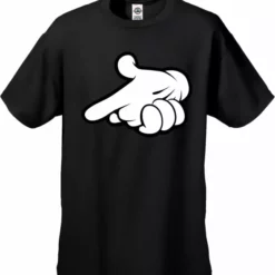 Bewild Cartoon Hands Gun Men's T-Shirt