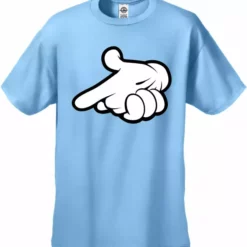 Bewild Cartoon Hands Gun Men's T-Shirt 19 Bewild Cartoon Hands Gun Men's T-Shirt