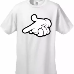 Bewild Cartoon Hands Gun Men's T-Shirt 24 Bewild Cartoon Hands Gun Men's T-Shirt