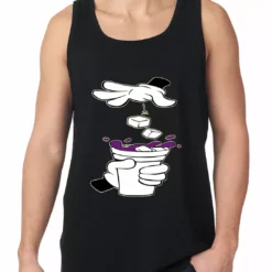 Bewild Cartoon Hands - Purple Drink Tank Top