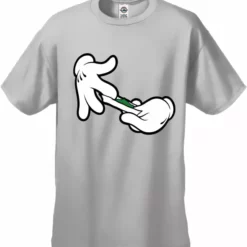 Bewild Cartoon Hands Roll A Joint Men's T-Shirt Cool Funny & Offensive 20 Bewild Cartoon Hands Roll A Joint Men's T-Shirt Cool Funny & Offensive