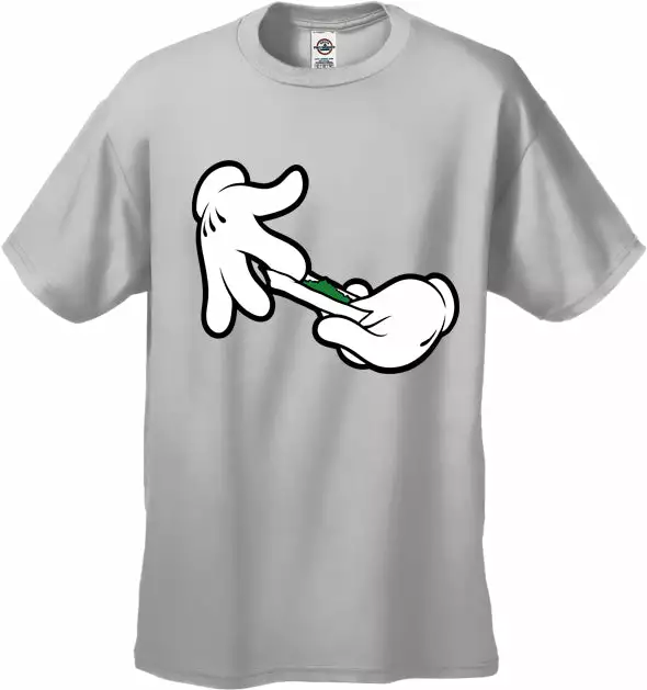Bewild Cartoon Hands Roll A Joint Men's T-Shirt Cool Funny & Offensive 9 Bewild Cartoon Hands Roll A Joint Men's T-Shirt Cool Funny & Offensive
