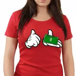 Bewild Cartoon Money Hands Girls T-Shirt Cool Funny & Offensive 19 Bewild Cartoon Money Hands Girls T-Shirt Cool Funny & Offensive
