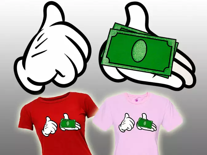 Bewild Cartoon Money Hands Girls T-Shirt Cool Funny & Offensive 11 Bewild Cartoon Money Hands Girls T-Shirt Cool Funny & Offensive