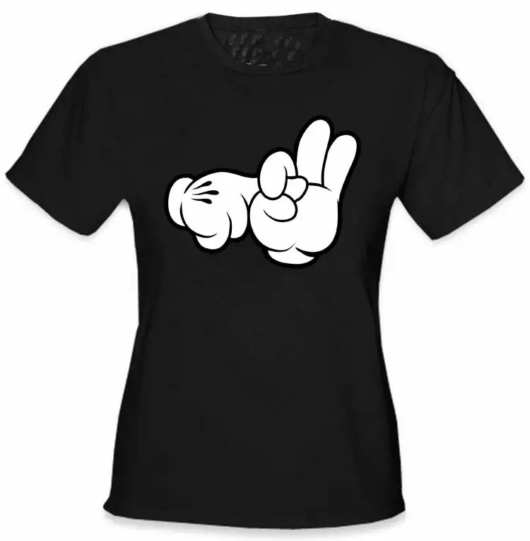 Bewild Cartoon Sex Hands Girl's T-Shirt 4 Bewild Cartoon Sex Hands Girl's T-Shirt
