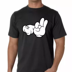 Bewild Cartoon Sex Hands Men's T-Shirt