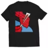 Bewild Cartoon Spider Hands Rolling Up Mens T-shirt