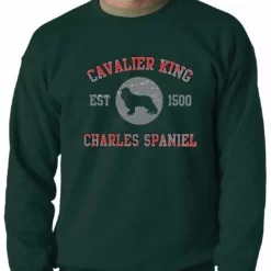 Bewild Sport Inspiration Cavalier King Charles Spaniel EST. 1500 Crewneck Sweatshirt 10 Bewild Sport Inspiration Cavalier King Charles Spaniel EST. 1500 Crewneck Sweatshirt