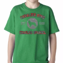 Bewild Cavalier King Charles Spaniel EST. 1500 Kids T-shirt Cool Funny & Offensive