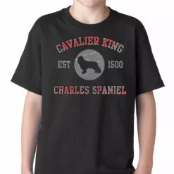 Bewild Cavalier King Charles Spaniel EST. 1500 Kids T-shirt Cool Funny & Offensive