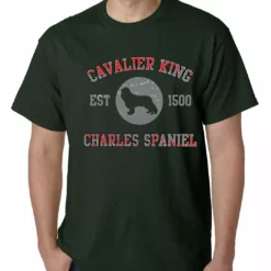 Bewild Cavalier King Charles Spaniel EST. 1500 Mens T-shirt