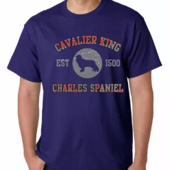 Bewild Cavalier King Charles Spaniel EST. 1500 Mens T-shirt