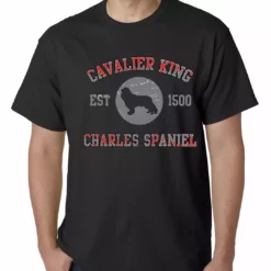 Bewild Cavalier King Charles Spaniel EST. 1500 Mens T-shirt