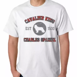 Bewild Cavalier King Charles Spaniel EST. 1500 Mens T-shirt