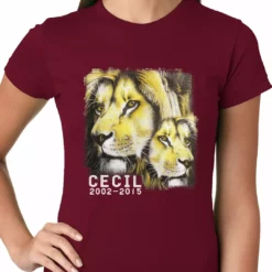 Bewild Cecil The Lion Tribute Shirt Ladies T-shirt Cool Funny & Offensive
