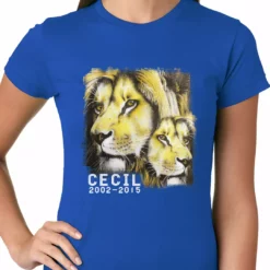Bewild Cecil The Lion Tribute Shirt Ladies T-shirt Cool Funny & Offensive
