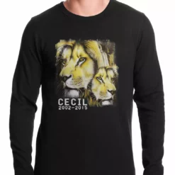 Bewild Cecil The Lion Tribute Shirt Thermal Shirt