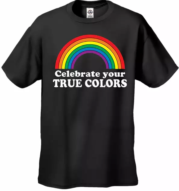 Bewild Celebrate Your True Colors Men's T-Shirt 4 Bewild Celebrate Your True Colors Men's T-Shirt