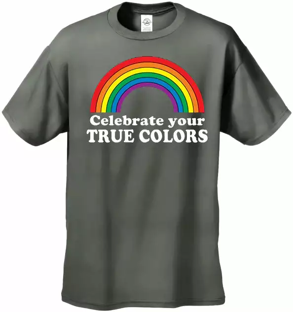 Bewild Celebrate Your True Colors Men's T-Shirt 5 Bewild Celebrate Your True Colors Men's T-Shirt
