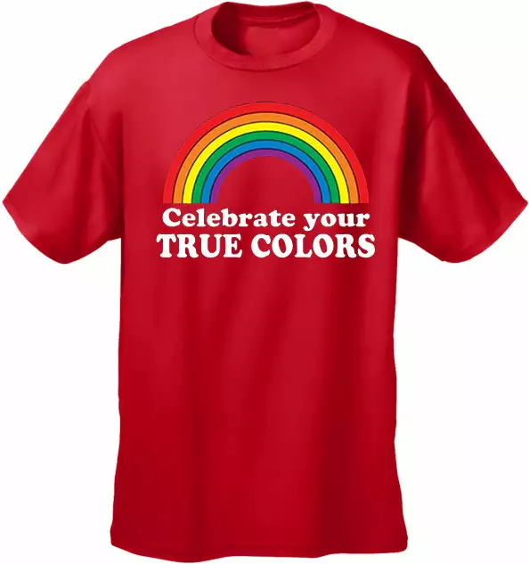 Bewild Celebrate Your True Colors Men's T-Shirt 8 Bewild Celebrate Your True Colors Men's T-Shirt
