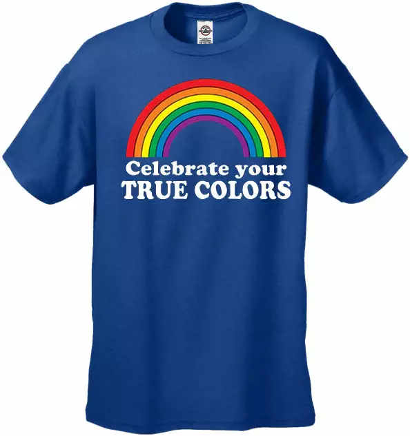 Bewild Celebrate Your True Colors Men's T-Shirt 9 Bewild Celebrate Your True Colors Men's T-Shirt