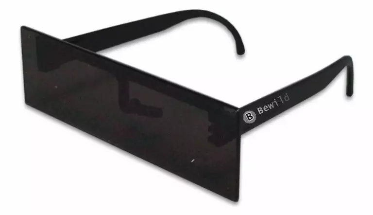 Bewild Censored! Black Bar Sunglasses 4 Bewild Censored! Black Bar Sunglasses